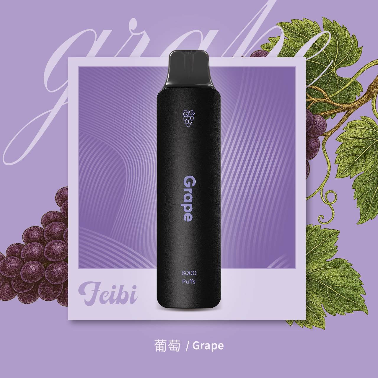 <p>Feibi 菲比 8000口<br />
拋棄式/一次性</p>