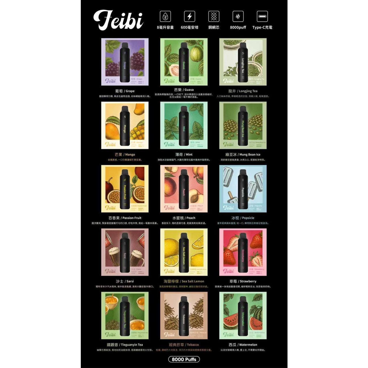 Feibi 菲比｜8000口